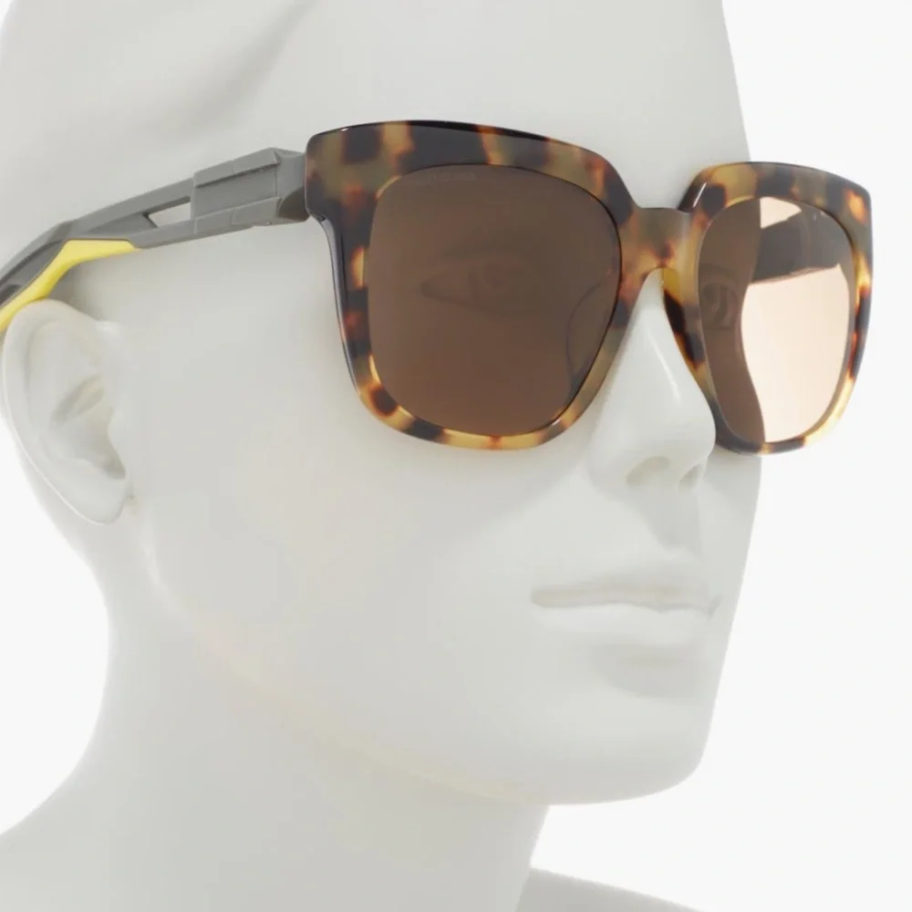 Balenciaga 55 mm square sunglasses, brand new